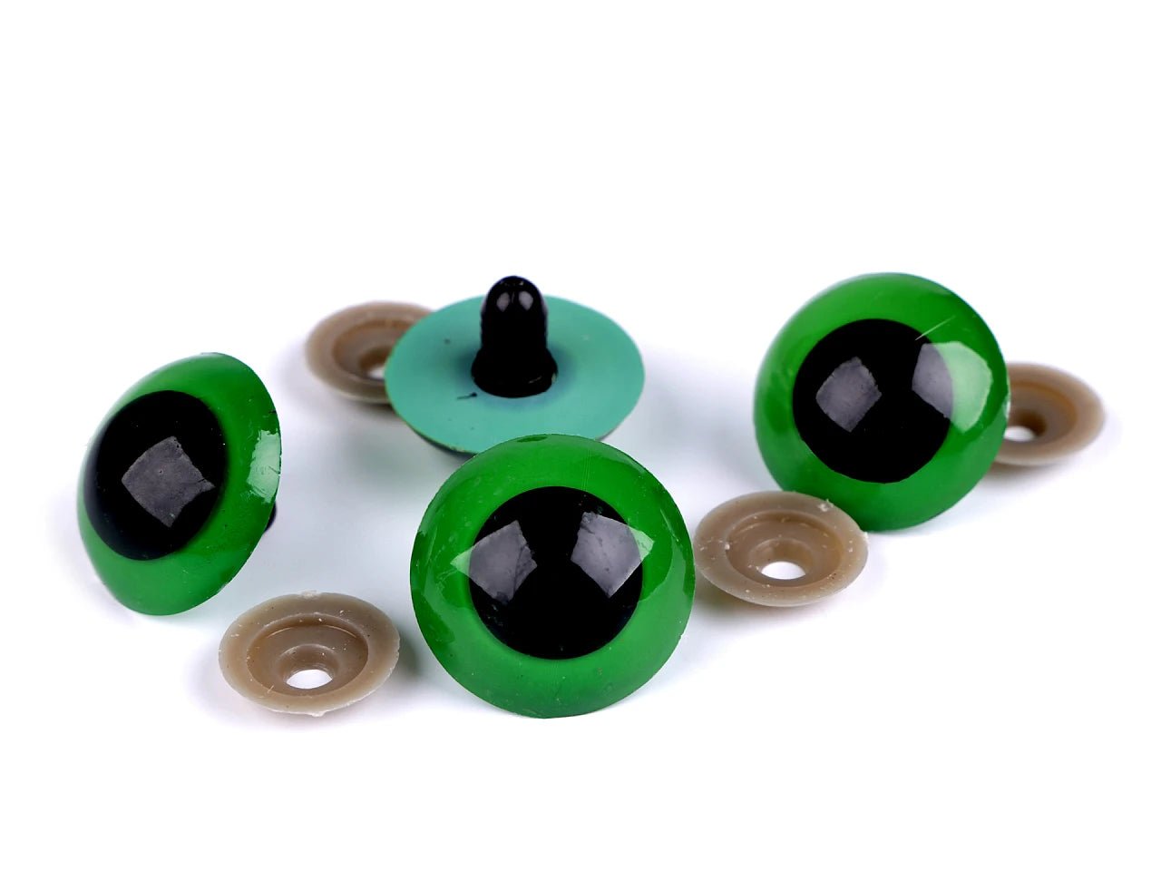 Spielzeugaugen Ø30 mm, grün (2 Paar im Set)