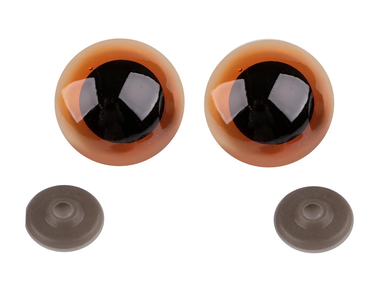 alt
Toy eyes Ø40 mm - brown-orange (1 pair per package)