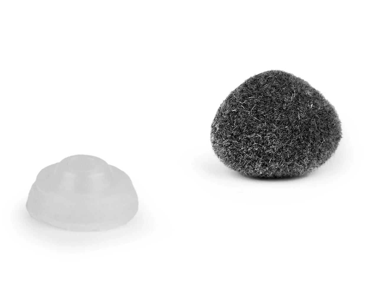 nez pour jouet 10x12 mm gris (lot de 5)