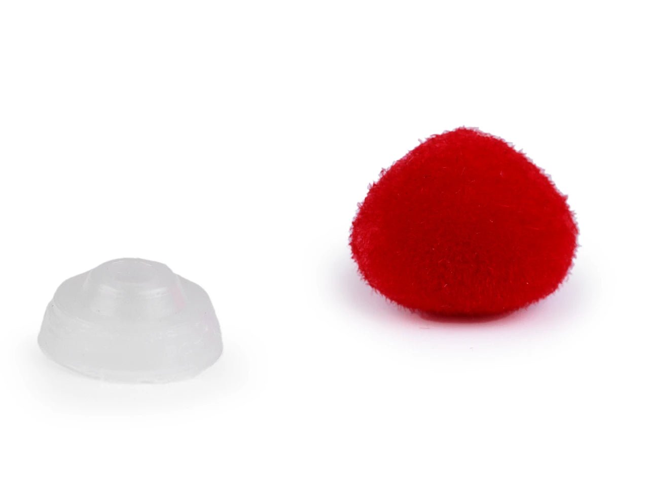 Nez de jouet 10x12 mm rouge (lot de 5)