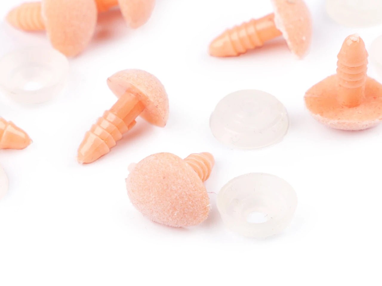 Toy nose 11x14 mm-salmon pink (10 pcs per package)