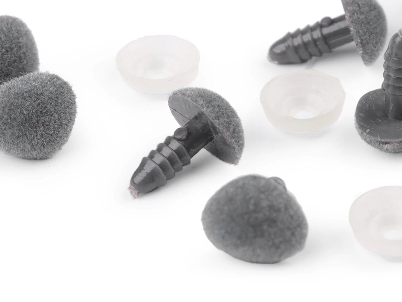 Spielzeugnase 11x14 mm-grau (10 Stk. pro Packung)