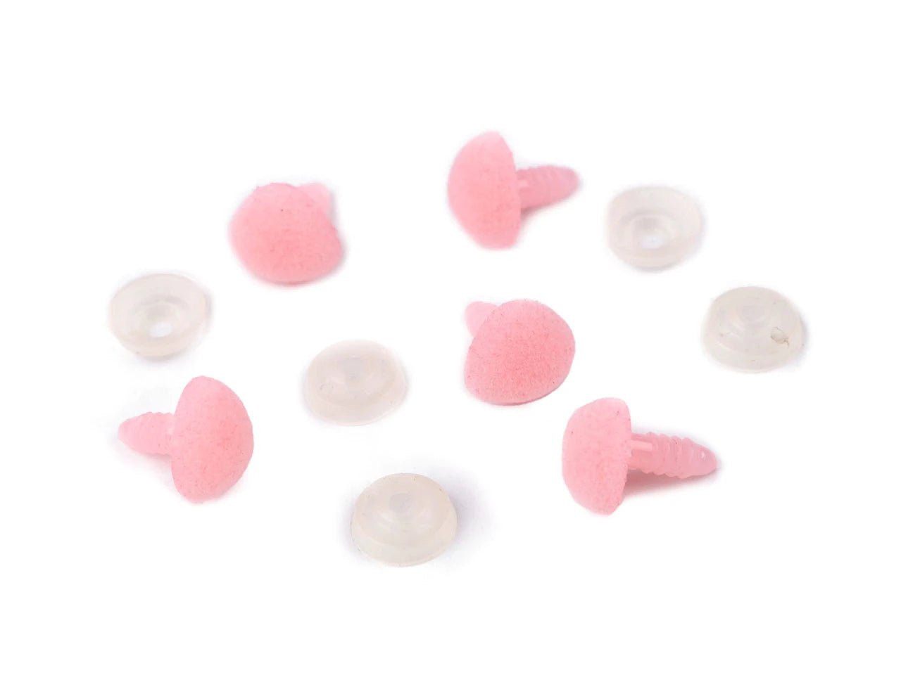 Spielzeugnase 14x15 mm-rosa (5 Stück pro Packung)