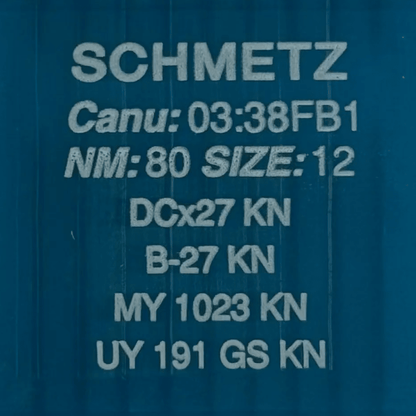 Image with SCHMETZ DCx27 (B - 27) SUK KN industrial overlock needles for fine knitwear - 10 pcs. – available at Šarlotes audumi