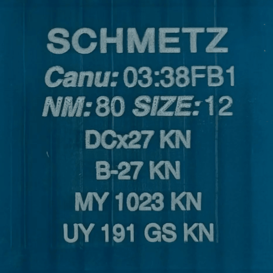 Image des aiguilles d’overlock industrielles SCHMETZ DCx27 (B - 27) SUK KN pour maille fine - 10 pièces – disponible chez Šarlotes audumi