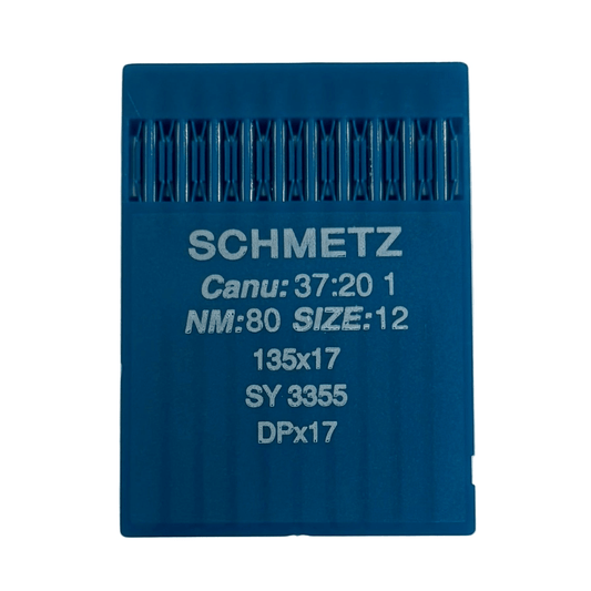 Attache pour aiguilles de machine à coudre industrielle SCHMETZ DPx17 (135x17) universelles - 10 pièces – disponible chez Šarlotes audumi