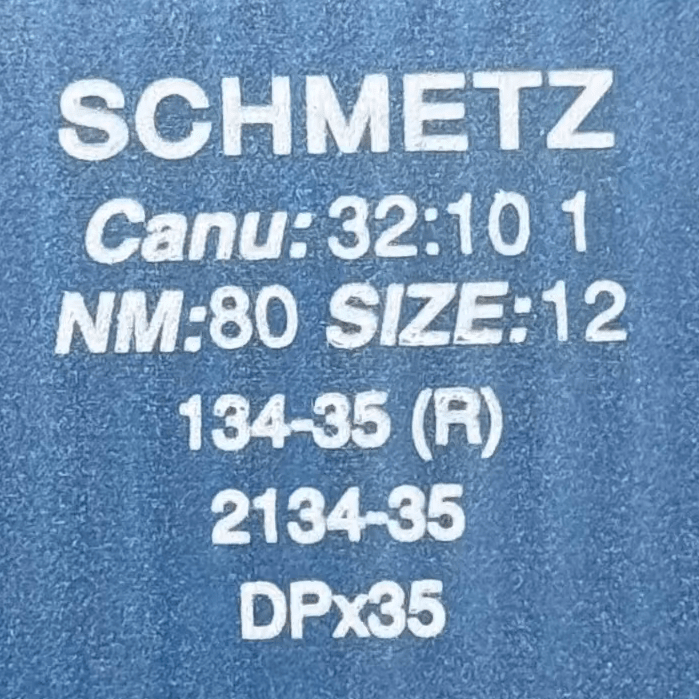 DPx35, 134-35 R — SCHMETZ-teollisuusompelukoneen neulat, yleismalliset, 10 kpl.