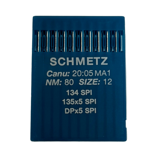 Image with SCHMETZ DPx5 (134) SPI industrial sewing machine needles for dense and thin fabrics - 10 pcs. – available at Šarlotes audumi