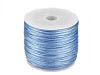 Photo de cordon satiné Ø1 mm (rouleau de 30 m)|en plusieurs teintes – disponible chez Šarlotes audumi