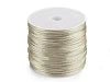 Image avec cordon satiné Ø1 mm (rouleau de 30 m)|différentes teintes – disponible chez Šarlotes audumi