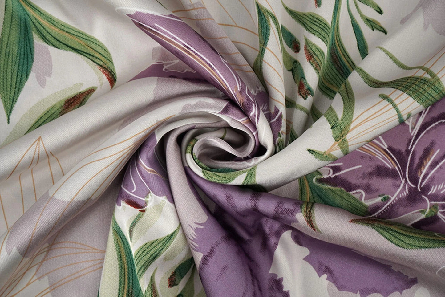 Satin avec élasthanne - orchidée lilas 80 g/m²