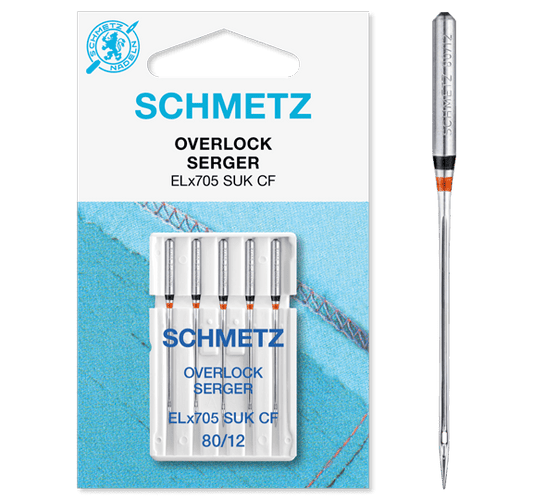 alt
Image with SCHMETZ Overlock and Coverlock needles for knitwear ELx705 SUK CF - No. 80 (5 pcs) – available at Šarlotes audumi