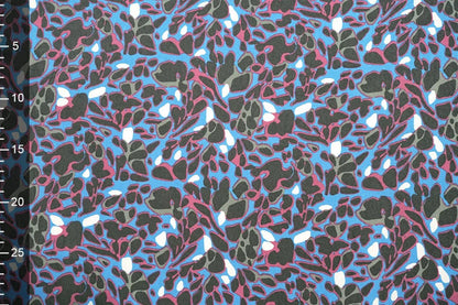 Šifons - abstrakts raksts | 150 cm | 65 g/m²