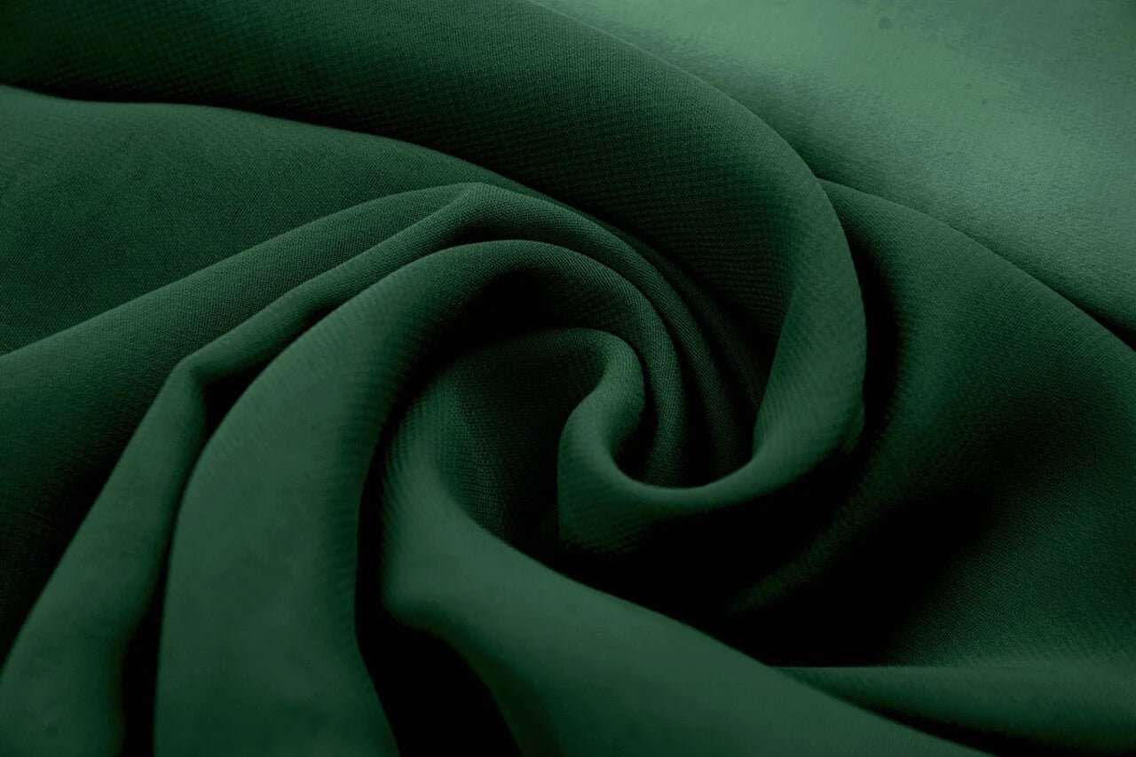Šifons - tumši zaļš | 150 cm | 80 g/m²