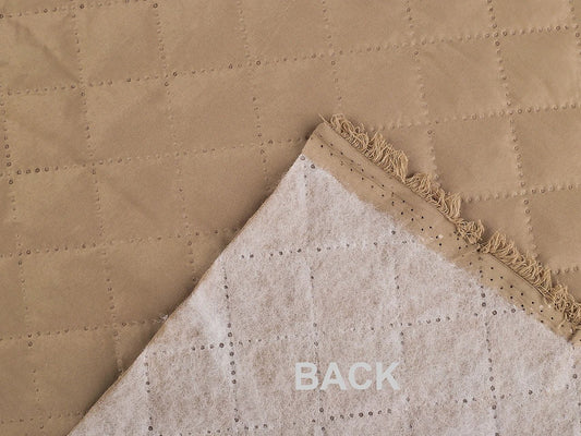Image of Insulated quilted lining - grey 105 g/m² – available at Šarlotes audumi