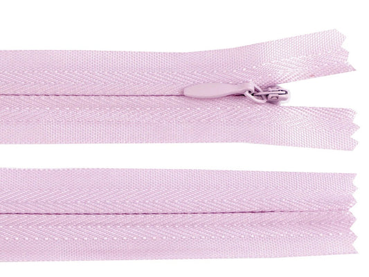 Hidden zipper - light lilac