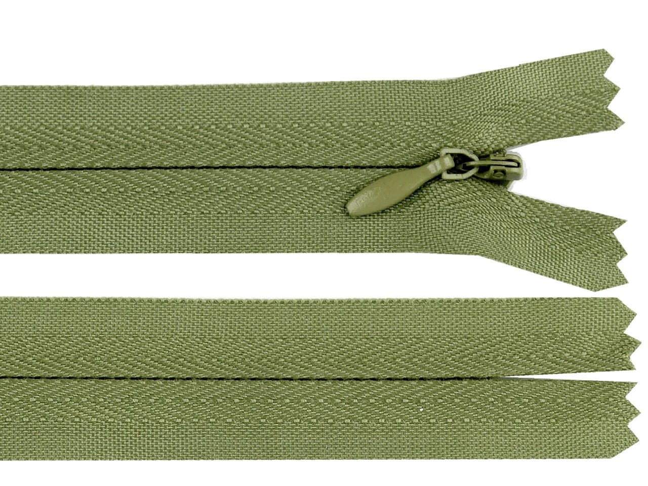 alt
Fermeture éclair invisible - vert kaki