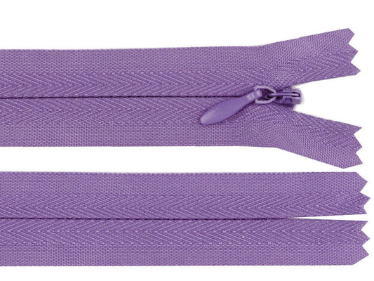 Hidden zipper - lilac