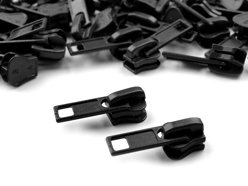 Attēls ar Slīdnis, kuģītis plastmasas rāvējslēdzējam Nr.5|dažādu toņu – pieejams Šarlotes audumi