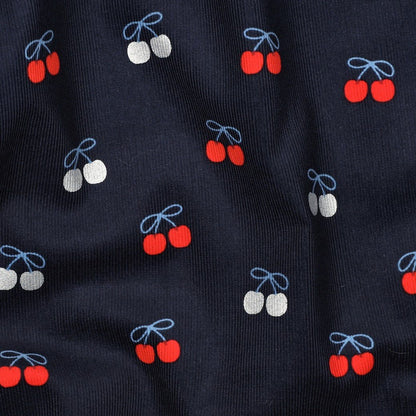 Image with Fine Cotton Corduroy - Cherries, available online at Šarlotes audumi