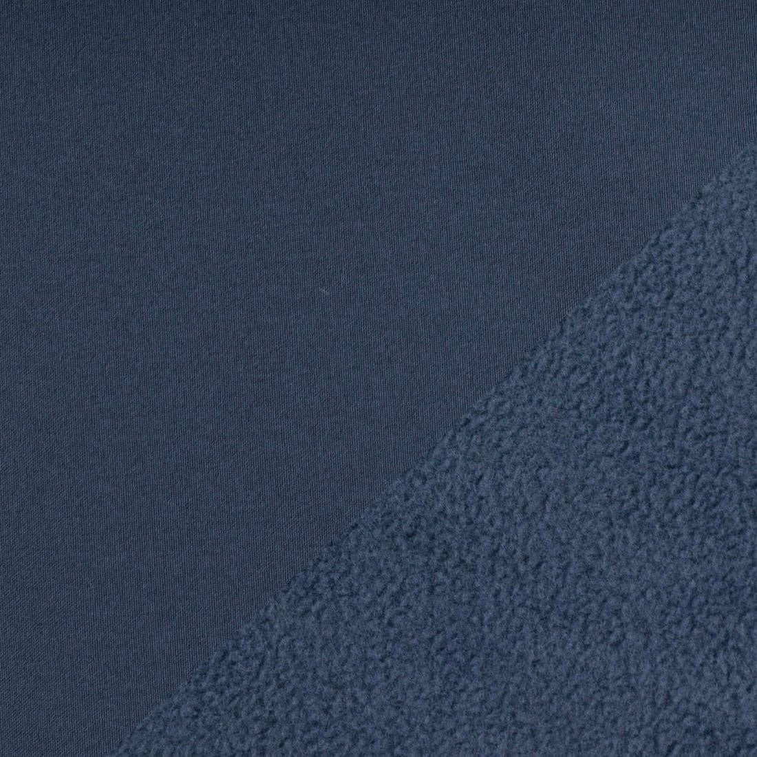 Image du tissu Softshell - bleu jean fumé 300 g/m² – disponible chez Šarlotes audumi