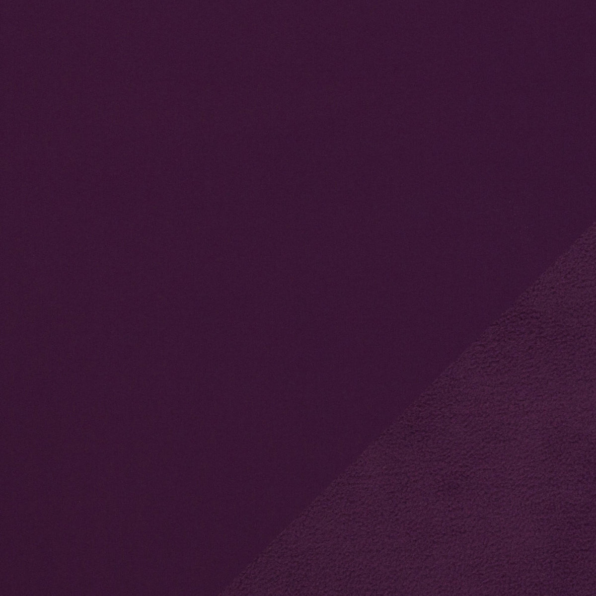 Kuva: vedenpitävä violetti Softshell-kangas – saatavilla verkossa Šarlotes audumi
