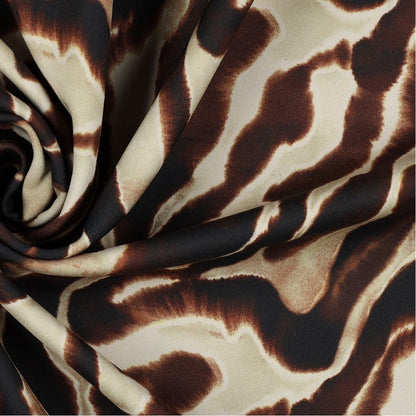 Tissu softshell - motif zèbre 330 g/m²