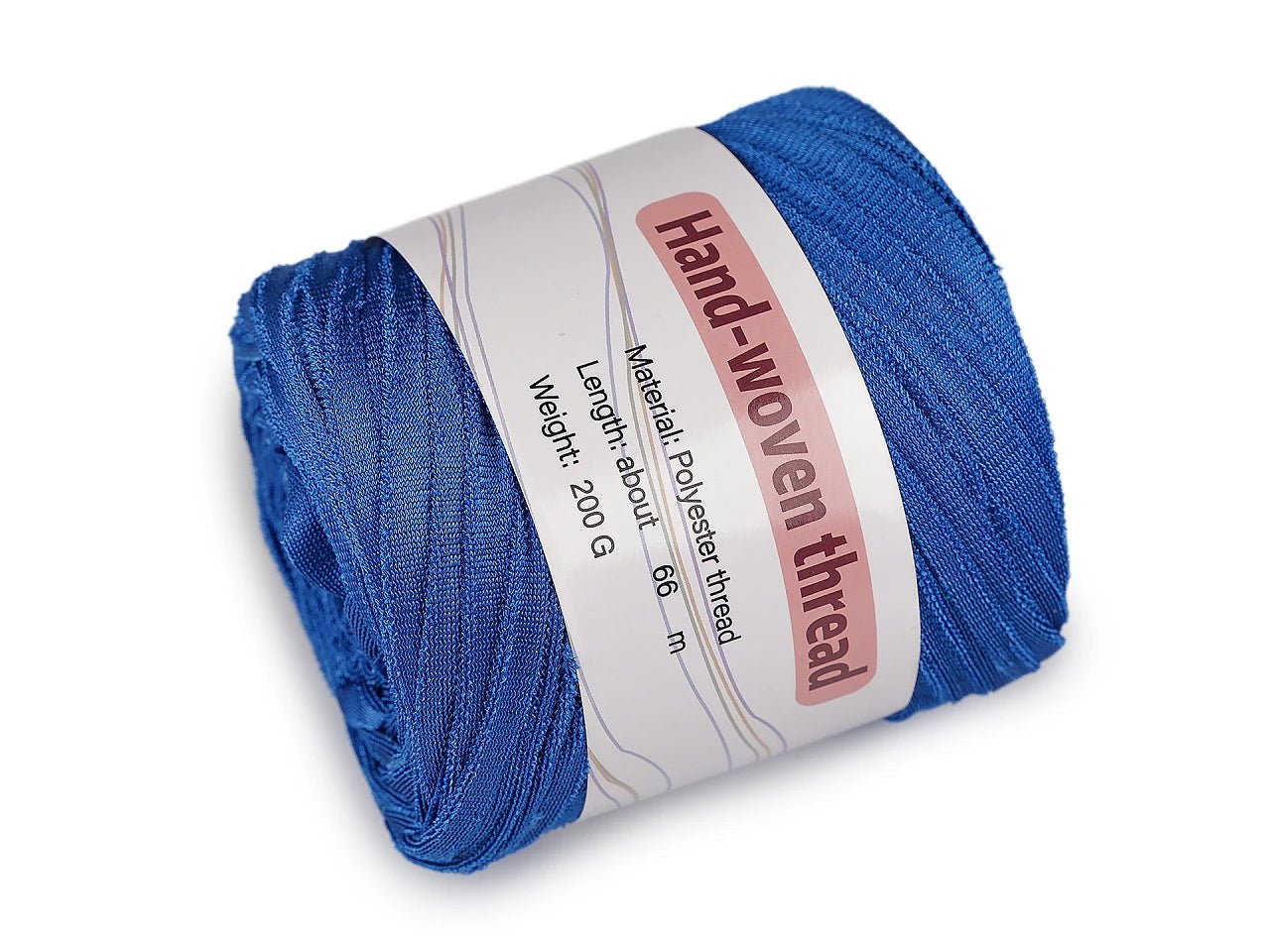 Image with spaghetti-style shiny yarn 200 g / 60 m – available online at Charlotte Fabrics