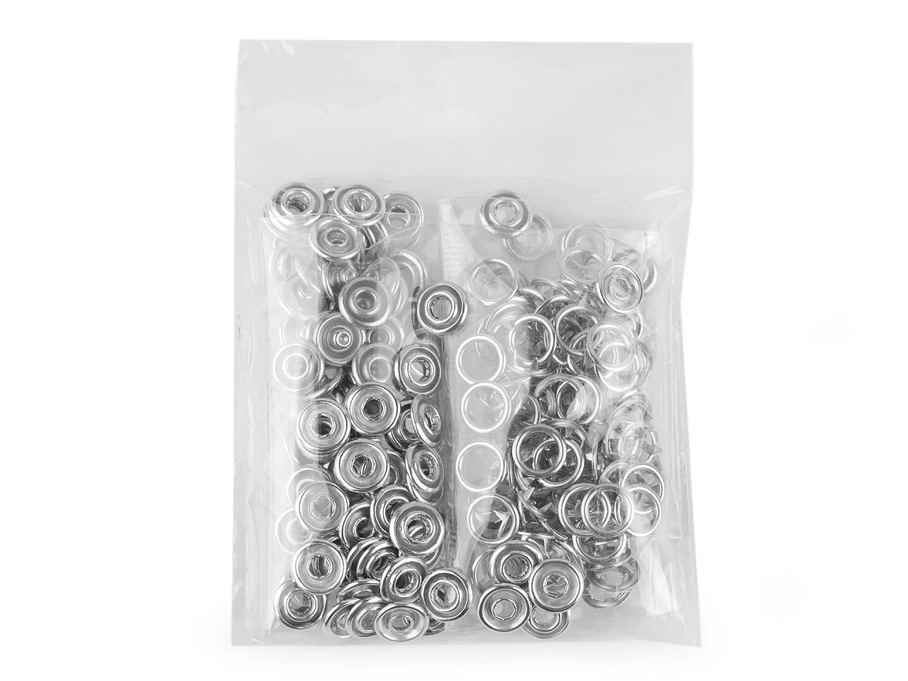 Spiedpogas metāla Ø10 mm 50 gab