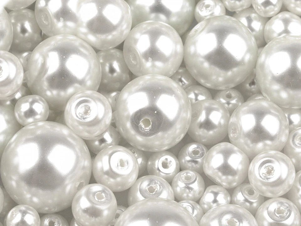 alt
Glass beads, Ø4–12 mm, assorted sizes, 50 g - assorted color variants