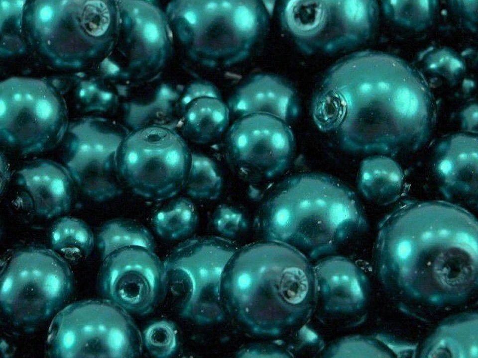Stikla pērlītes, Ø4–12 mm, dažādi izmēri, 50 g - dažādu krāsu varianti