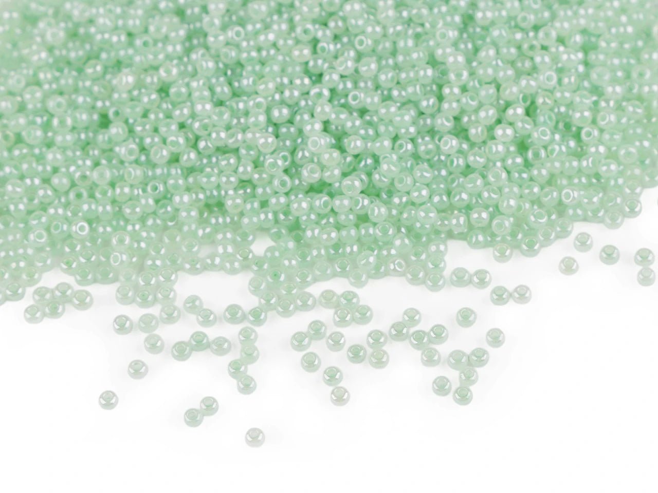 Perles de rocaille en verre 15/0 | 1.5 mm 50 g | Effet nacré | couleurs assorties
