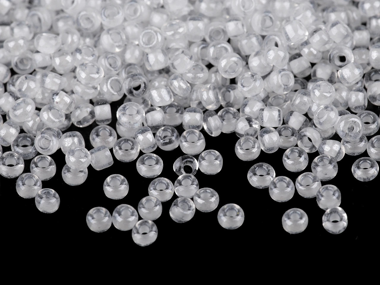 Perles de rocaille en verre 8/0 | 3 mm 50 g | couleurs assorties