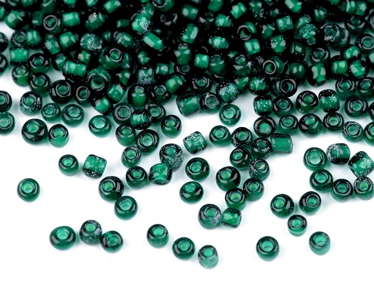 Perles de rocaille en verre 8/0 | 3 mm 50 g | couleurs assorties