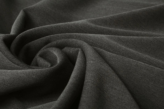 Anzugstoff mit Elasthan-Grau meliert 275 g/m²
