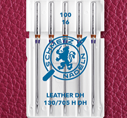 Aiguilles pour machine à coudre pour cuir SCHMETZ LEATHER DH - N° 100 (5 pièces)