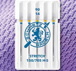 Sewing machine needles for elastic knits SCHMETZ STRETCH - No. 90 (5 pcs.)