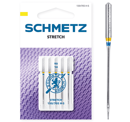 Ш
Sewing machine needles for elastic knitwear SCHMETZ STRETCH - No. 90 (5 pcs.)