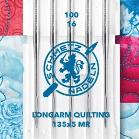 alt
Aiguilles pour machine à quilter SCHMETZ LONGARM QUILTING 135x5 MR - n°100 (5 pièces)