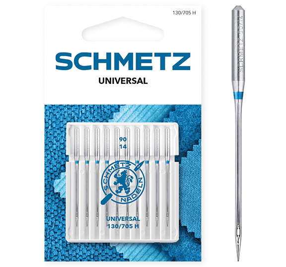 Aiguilles universelles pour machine à coudre SCHMETZ UNIVERSAL - n°90 (10 pièces)