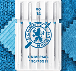 alt
Aiguilles universelles pour machine à coudre SCHMETZ UNIVERSAL - n°90 (5 pces.)