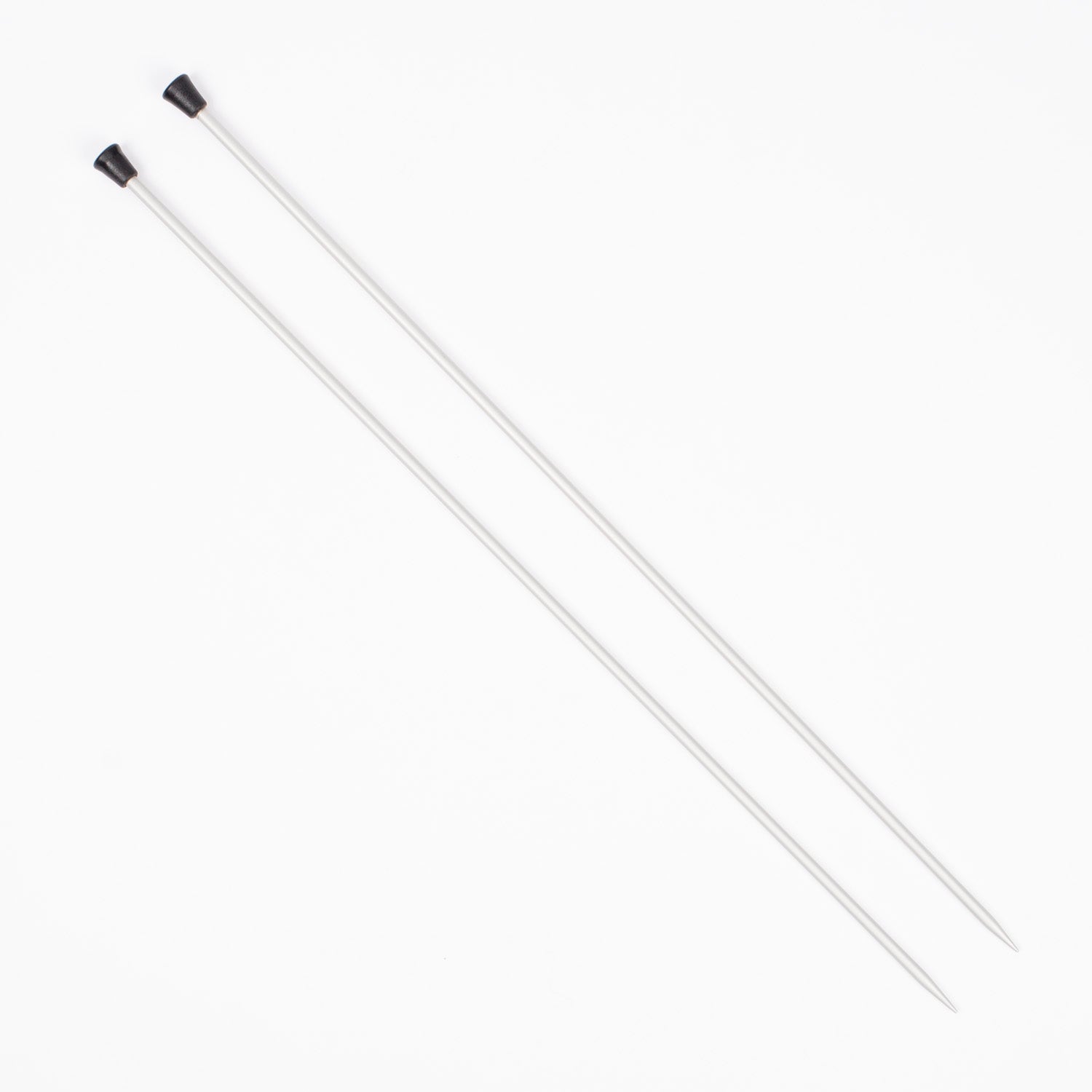 Image d’aiguilles à tricoter droites DROPS en aluminium |35 cm tailles 2,00 - 5 mm – disponibles chez Šarlotes audumi