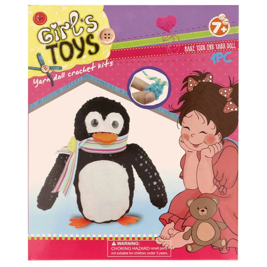 Image of crochet kit – penguin (amigurumi) – available at Šarlotes audumi