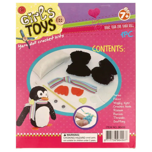 Image with Crochet kit – penguin (amigurumi) – available at Šarlotes audumi