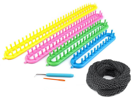 Image of the Tapošanas (Knitting Loom) knitting set – available at Šarlotes audumi