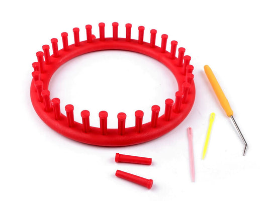 Image of a Tapošanas (Knitting Loom) round knitting loom for hats and scarves – Ø19 cm – available at Šarlotes audumi