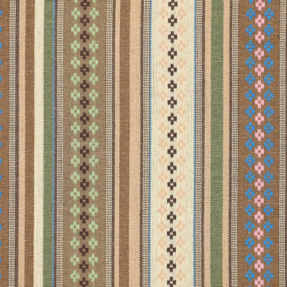Traditional pattern fabric - shades of green 200 g/m²