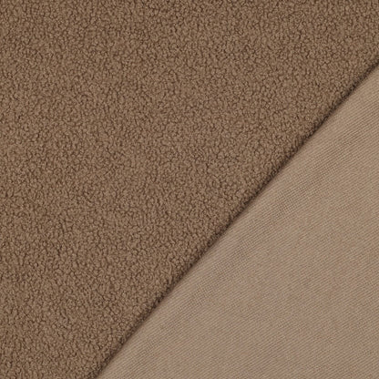 Teddy audums - kafijas brūns 270 g/m²
