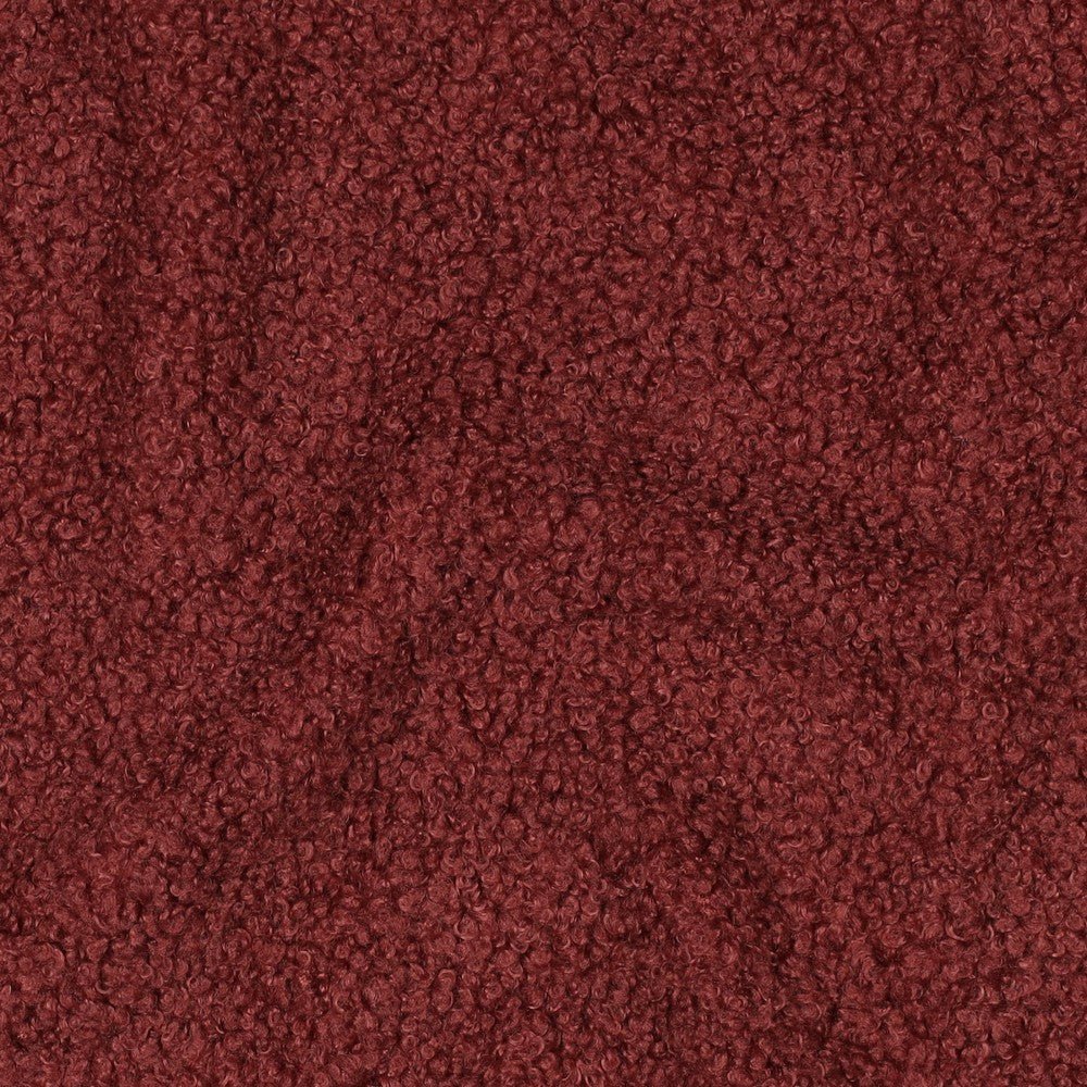 Kuva teddy-fleecestä, savuburgundi – saatavilla verkossa Šarlotes audumi