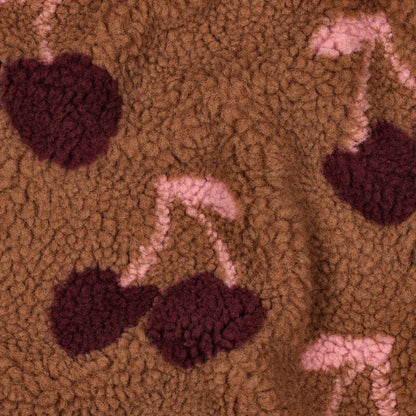 Kuva Teddy-fleece-kirsikkakuosista – saatavilla verkossa Šarlotes audumi